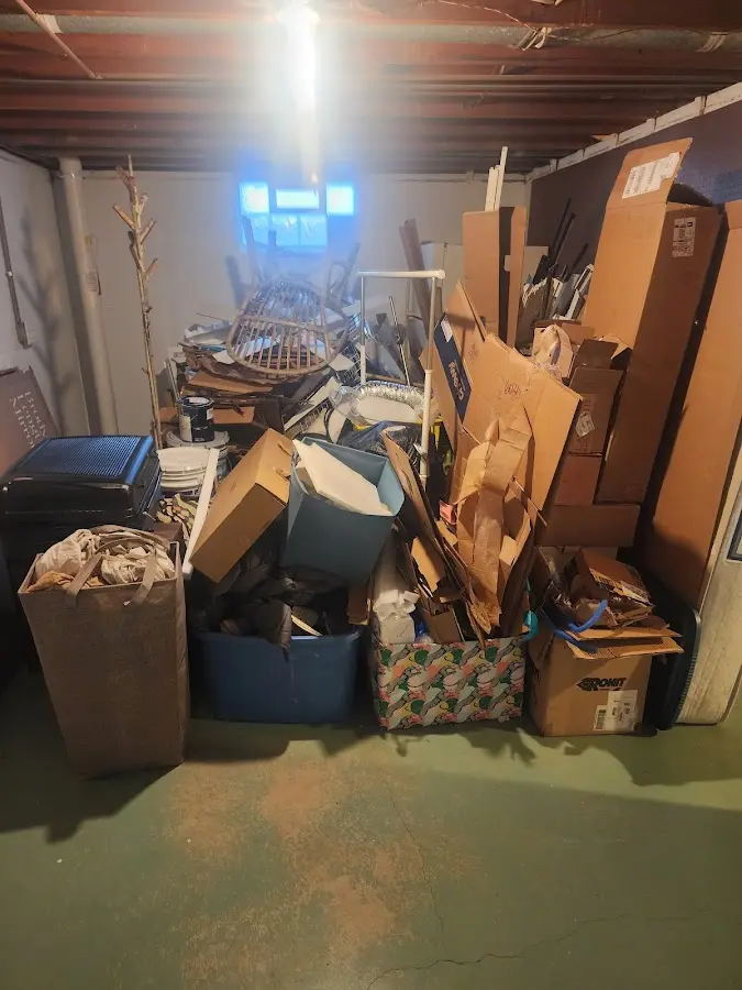 Roll-off dumpster container at job site for Construction Dumpster Rental in Ponder